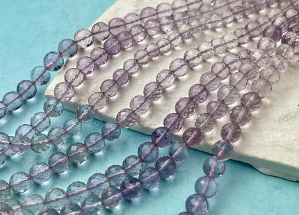 5 mm 6 mm 7 mm 8 mm 9 mm 10 mm 11 mm All Natural Shaded Pink Amethyst Faceted Round Beads Top Quality Gemstone Loose Beads 5 Inches #4669