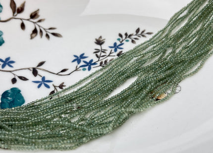 2 mm 2.5 mm Faceted Round Tiny Green Strawberry Quartz Gemstone Beads Genuine Natural Strawberry Quartz Loose Beads 13 Inches Strand #4675