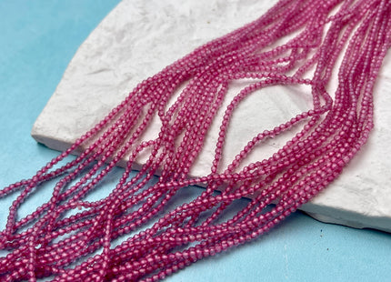 1x2mm 2x3mm Faceted Rondelle Pink Tourmaline Or Green Peridot Gemstone Beads 13 Inches #4648
