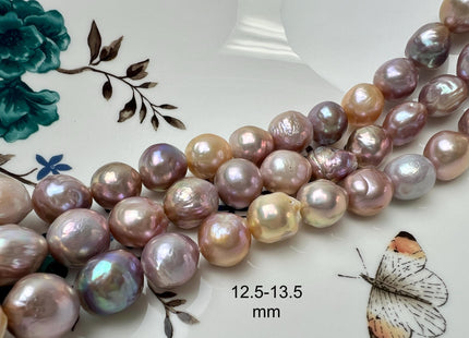 8-10 mm AAAA Very Rare Natural Multi Mauve Pink Color Edison Baroque Freshwater Pearls Top Quality High Luster Edison Pearls #1970