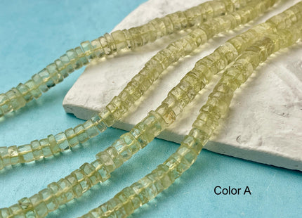 6 mm 7 mm 8 mm All Natural Chrysoberyl Cat's Eye Faceted Rondelle Heishi Beads Top Quality Gemstone Loose Beads 8 Inches #4661