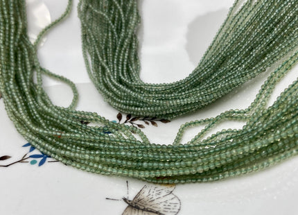 2 mm 2.5 mm Faceted Round Tiny Green Strawberry Quartz Gemstone Beads Genuine Natural Strawberry Quartz Loose Beads 13 Inches Strand #4675