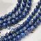 10mm Large Hole Natural Color Lapis Gemstone Beads Hole Size 2.0 mm Natural Blue Lapis Beads 14.5 Inches Strand #4687