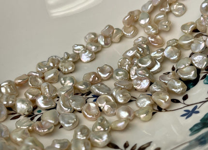 9x9-11 mm AAA Natural White Keshi Freshwater Pearls Top Drilled Keshi Pearl Beads High Luster Genuine Freshwater Keshi Pearl Beads #P2993