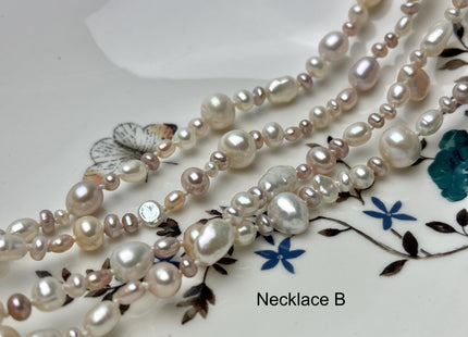 64 Inches 4-8 mm AAA Natural White Potato Freshwater Pearl Necklace Bridal Pearl Necklace Genuine Pearl Long Necklaces #P2979