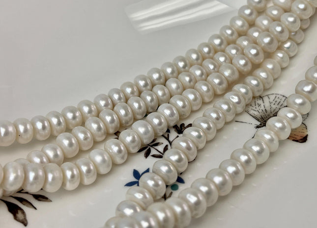 10.5-11 mm AA Natural White Round Button Freshwater Pearl Beads Genuine White Color Freshwater Button Pearls #1597