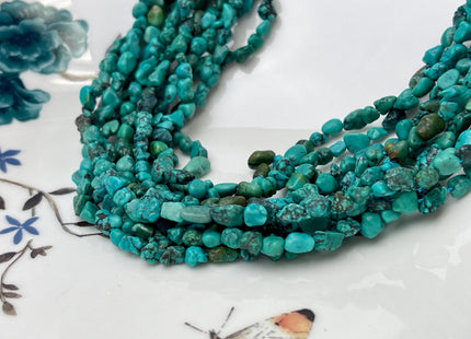 4-5x5-7 mm Turquoise Gemstone Irregular Nugget Beads Turquoise Brown Blue Green Color Irregular Nugget Gemstone Beads #4709