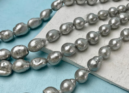 12-15 mm Jumbo Gray Baroque Freshwater Pearl Beads Cultured Gray Baroque Genuine Freshwater Baroque Pearls #P2933