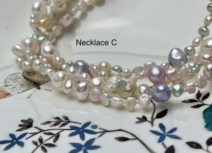 64 Inches 4-8 mm AAA Natural White Potato Freshwater Pearl Necklace Bridal Pearl Necklace Genuine Pearl Long Necklaces #P2979