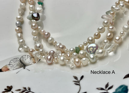 64 Inches 4-8 mm AAA Natural White Potato Freshwater Pearl Necklace Bridal Pearl Necklace Genuine Pearl Long Necklaces #P2979