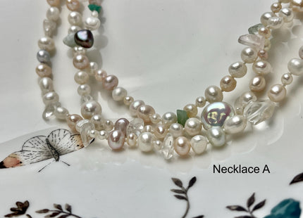 64 Inches 4-8 mm AAA Natural White Potato Freshwater Pearl Necklace Bridal Pearl Necklace Genuine Pearl Long Necklaces #P2979