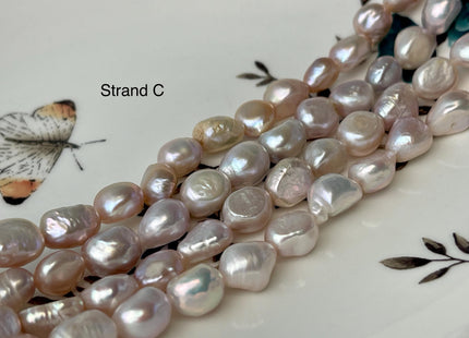 8x9-11 mm AAA Natural Mauve Pink Color Rice Nugget Freshwater Pearl Beads Genuine High Luster And Smooth Freshwater Pearls #P3009