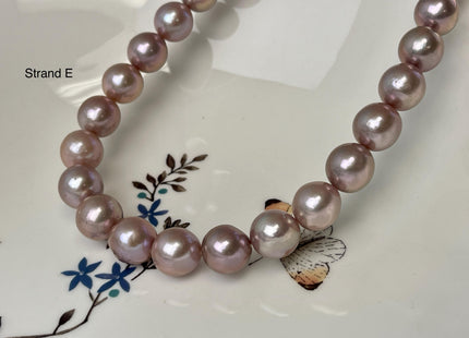 10-11 mm AAAAA Very Rare Natural Dark Mauve Pink Freshwater Round Edison Pearl Bead High Luster Genuine Purple Edison Pearl Beads #P3232