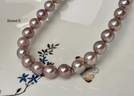 10-11 mm AAAAA Very Rare Natural Dark Mauve Pink Freshwater Round Edison Pearl Bead High Luster Genuine Purple Edison Pearl Beads #P3232