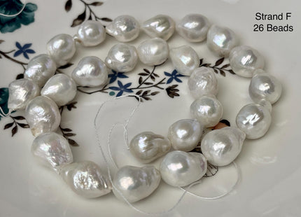 11-13x12-18 mm AAA Natural White Freshwater Baroque Pearl Genuine High Quality Tear Drop Top Quality Baroque Pearl Beads #P3240