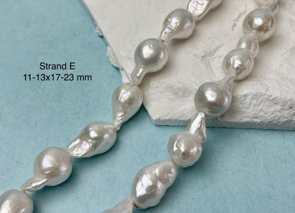 11-13x12-18 mm AAA Natural White Freshwater Baroque Pearl Genuine High Quality Tear Drop Top Quality Baroque Pearl Beads #P3240