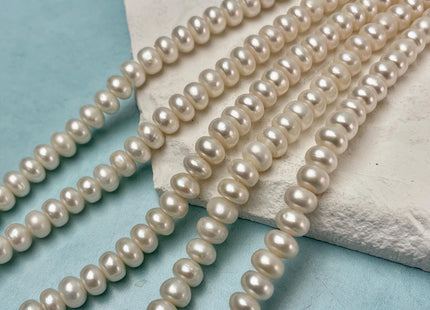 10.5-11 mm AA Natural White Round Button Freshwater Pearl Beads Genuine White Color Freshwater Button Pearls #1597