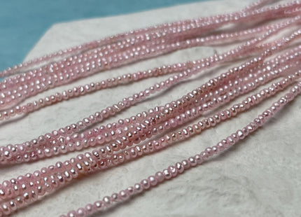 WHOLESALE 2 mm Tiny Seed Pearl Beads Baby Pink Color Small Potato Freshwater Pearls Genuine Freshwater Pearl Seed Pearls #P1339