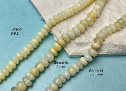 7-11 mm Smooth Rondelle Mixed Blue Pink Purple Brown Green Color Opal Gemstone Beads Genuine Natural Mixed Gemstones 8 Inches Strand #4729