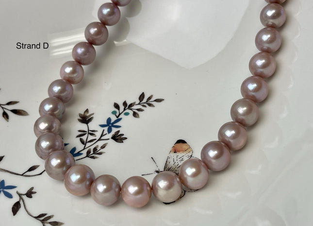 10-11 mm AAAAA Very Rare Natural Dark Mauve Pink Freshwater Round Edison Pearl Bead High Luster Genuine Purple Edison Pearl Beads #P3232