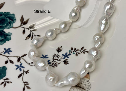 11-13x12-18 mm AAA Natural White Freshwater Baroque Pearl Genuine High Quality Tear Drop Top Quality Baroque Pearl Beads #P3240