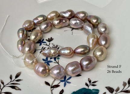 8-12x11-21 mm AAA Very Rare Natural Mauve Pink Freshwater Baroque/Edison Pearl Beads High Luster Genuine Teardrop Baroque Pearl Beads #P3251