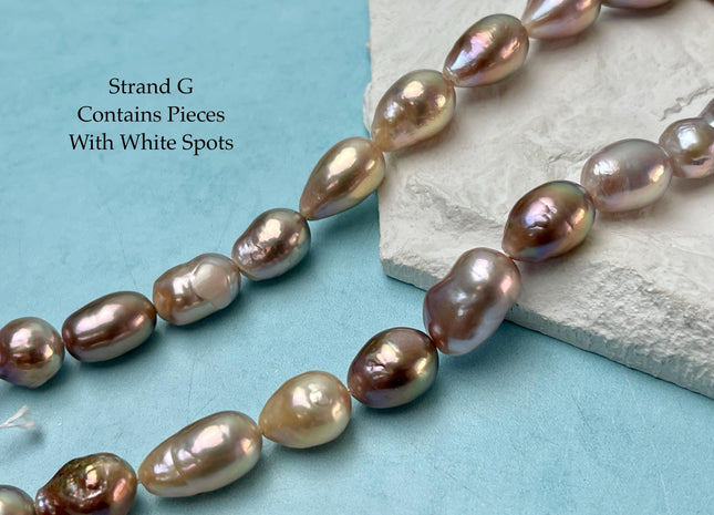8-12x11-21 mm AAA Very Rare Natural Mauve Pink Freshwater Baroque/Edison Pearl Beads High Luster Genuine Teardrop Baroque Pearl Beads #P3251