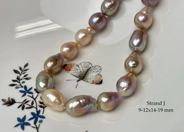 8-12x11-21 mm AAA Very Rare Natural Mauve Pink Freshwater Baroque/Edison Pearl Beads High Luster Genuine Teardrop Baroque Pearl Beads #P3251