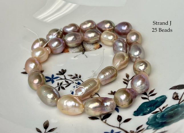 8-12x11-21 mm AAA Very Rare Natural Mauve Pink Freshwater Baroque/Edison Pearl Beads High Luster Genuine Teardrop Baroque Pearl Beads #P3251