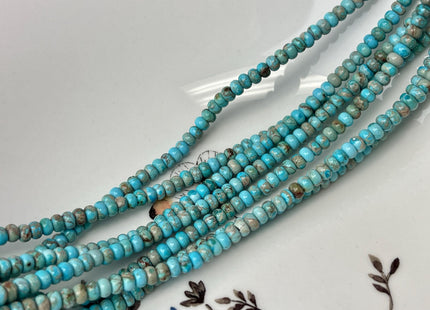 2x4mm Impression Jasper Rondelle Shape Sea Sediment Jasper Discs Gemstone Beads 15.5 Inches Strand #4752