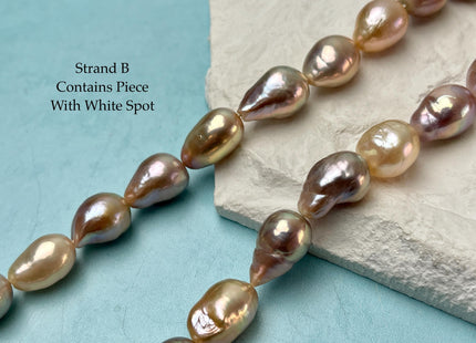 8-12x11-21 mm AAA Very Rare Natural Mauve Pink Freshwater Baroque/Edison Pearl Beads High Luster Genuine Teardrop Baroque Pearl Beads #P3251