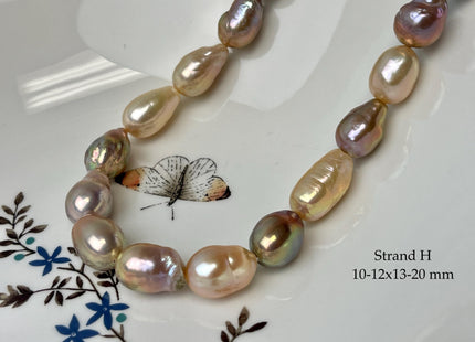 8-12x11-21 mm AAA Very Rare Natural Mauve Pink Freshwater Baroque/Edison Pearl Beads High Luster Genuine Teardrop Baroque Pearl Beads #P3251