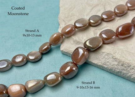 8-16 mm Smooth Nugget Coin Shape Opal Emerald Boulder Opal Gemstone Beads Genuine Natural Mixed Gemstones 8 Inches Strand #4744