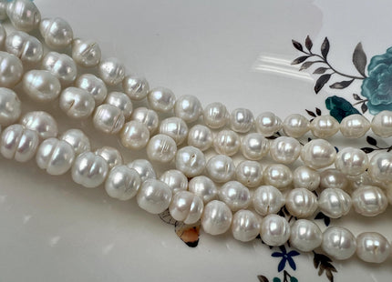11-13 mm Natural White Baroque Freshwater Pearl Beads High Luster Genuine Natural White Color Baroque Edison Pearls #1486