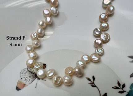 6-7mm Natural Pale Pink Color Keshi Nugget Freshwater Pearl Bead Top Drilled Keshi Pearl Genuine Freshwater Tiny Keshi Nugget Pearls #P1700