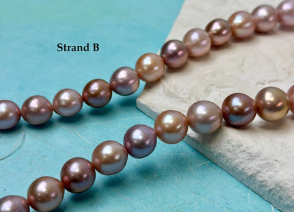12-14mm AAA Very Rare Natural Multi Dark Mauve Pink Freshwater Baroque/Edison Pearl Beads High Luster Genuine Purple Edison Pearl #P3304