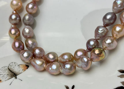9-11 mm AAA Very Rare Natural Mauve Pink Freshwater Baroque/Edison Pearl Beads High Luster Genuine Purple Baroque Edison Pearl Beads #P3299