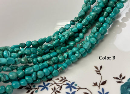 5-6 mm Turquoise Gemstone Irregular Nugget Beads Turquoise Color Irregular Nugget Gemstone Beads #4595