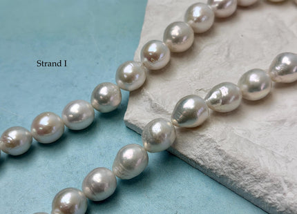 One-Of-A-Kind 11-14x14-20 mm Jumbo Size Baroque Freshwater Pearl Beads Genuine Natural White Freshwater Edison Baroque Pearls #P3310