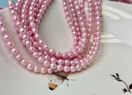 5-6 mm Gray Baby Pink Royal Blue Color Baby Edison Baroque Freshwater Pearls Beads #P3365