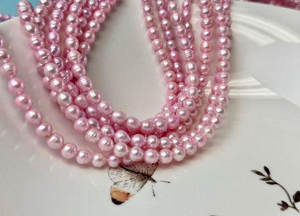 5-6 mm Gray Baby Pink Royal Blue Color Baby Edison Baroque Freshwater Pearls Beads #P3365