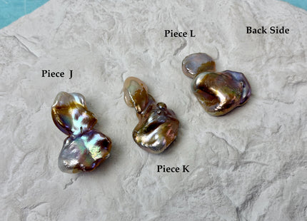 One-Of-A-Kind 19-33x28-41 mm AAA Very Rare Jumbo Natural Mauve Pink Baroque Pearl Iridescent Nugget Baroque Pearl Beads For Pendant #P1215-B