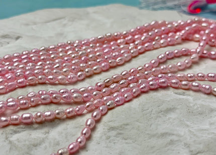 3x4 mm Baby Pink or Royal Blue Rice Tiny Freshwater Seed Pearls Tiny Freshwater Pearl Beads Genuine Natural Rice Freshwater Pearls #P3325