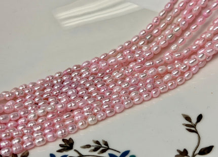 3x4 mm Baby Pink or Royal Blue Rice Tiny Freshwater Seed Pearls Tiny Freshwater Pearl Beads Genuine Natural Rice Freshwater Pearls #P3325