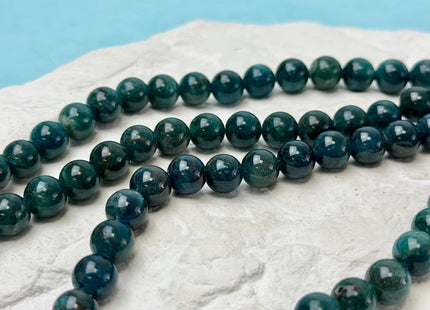 8 mm 8.5-9 mm Smooth Round Natural Apatite Gemstone Beads Natural Apatite Beads #4762
