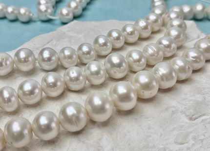 13-17 mm Natural White Freshwater Baroque Edison Pearl Beads Large 2.2mm Hole Jumbo Pearl Beads #P3323
