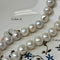 12-13 mm AAAA Half Strand Natural White Baroque Edison Pearl High Luster Pearl 8 Inches Strand 16 Beads #P3436