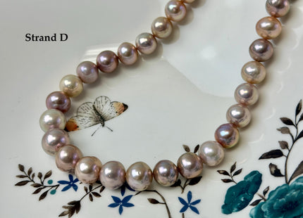 One-Of-A-Kind AAA Rare Natural Multi Dark Mauve Pink Freshwater Baroque/Edison Pearls High Luster Purple Pearl Beads #P3373