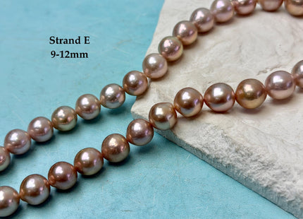 One-Of-A-Kind AAA Rare Natural Multi Dark Mauve Pink Freshwater Baroque/Edison Pearls High Luster Purple Pearl Beads #P3373