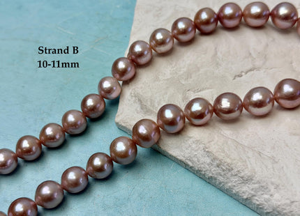 One-Of-A-Kind AAA Rare Natural Multi Dark Mauve Pink Freshwater Baroque/Edison Pearls High Luster Purple Pearl Beads #P3373